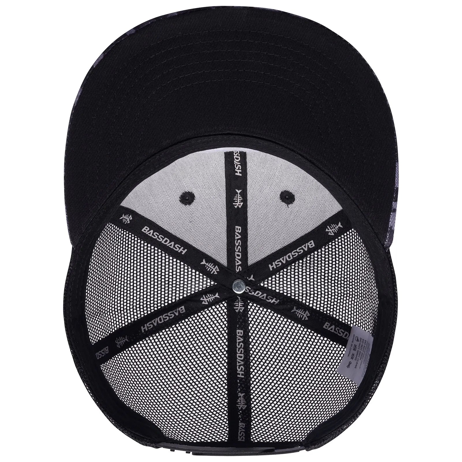 BASSDASH Flat Brim Trucker Cap