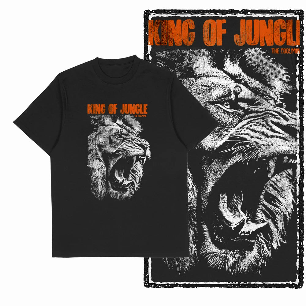 COOLMIND MAV Lion Graphic Cotton Tee