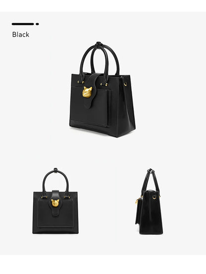 BAFELLI Soft Leather Multi-Compartment Commuter Tote