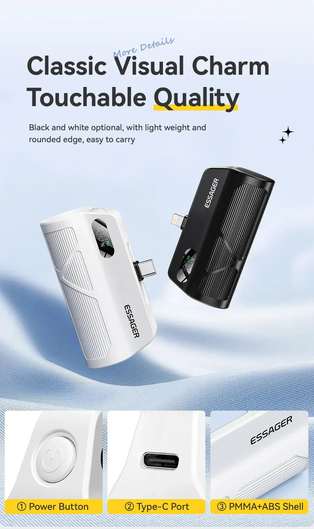 Essager Mini Capsule Power Bank - ShopHub