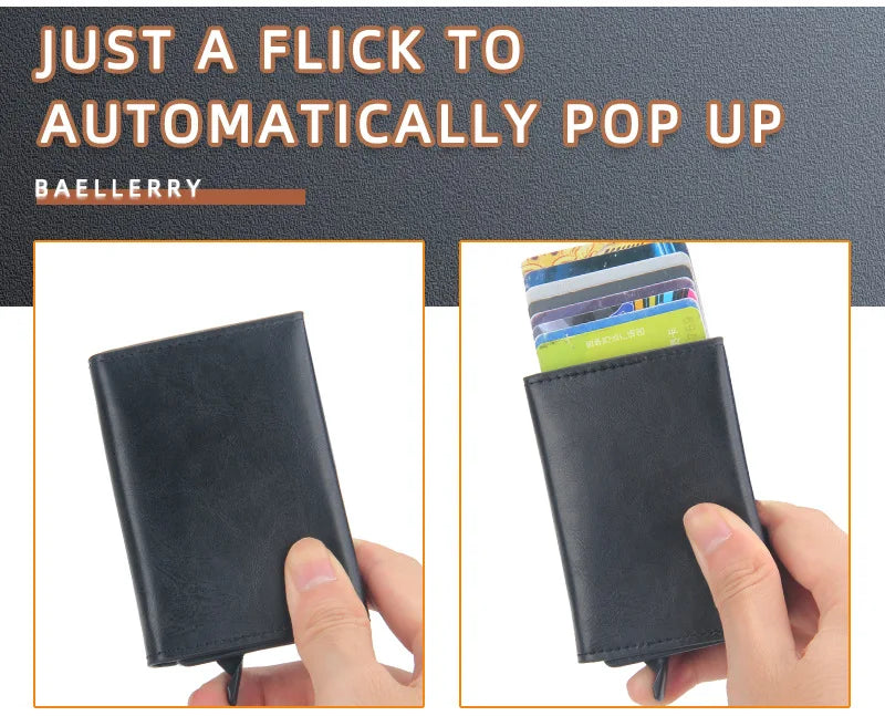 Pop Up Credit Card Holder Wallets