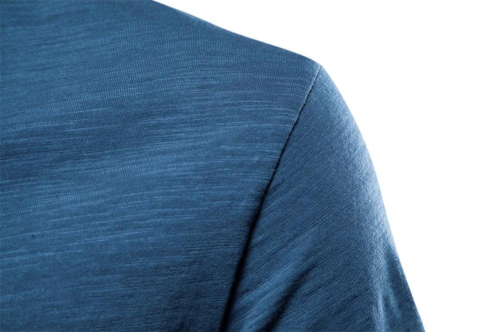 AIOPESON 100% Cotton Men's V-Neck T-Shirts - ShopHub