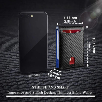 RFID Carbon Fiber Men's Wallet