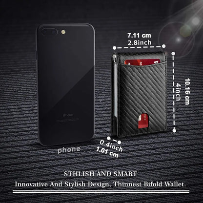 RFID Carbon Fiber Men's Wallet