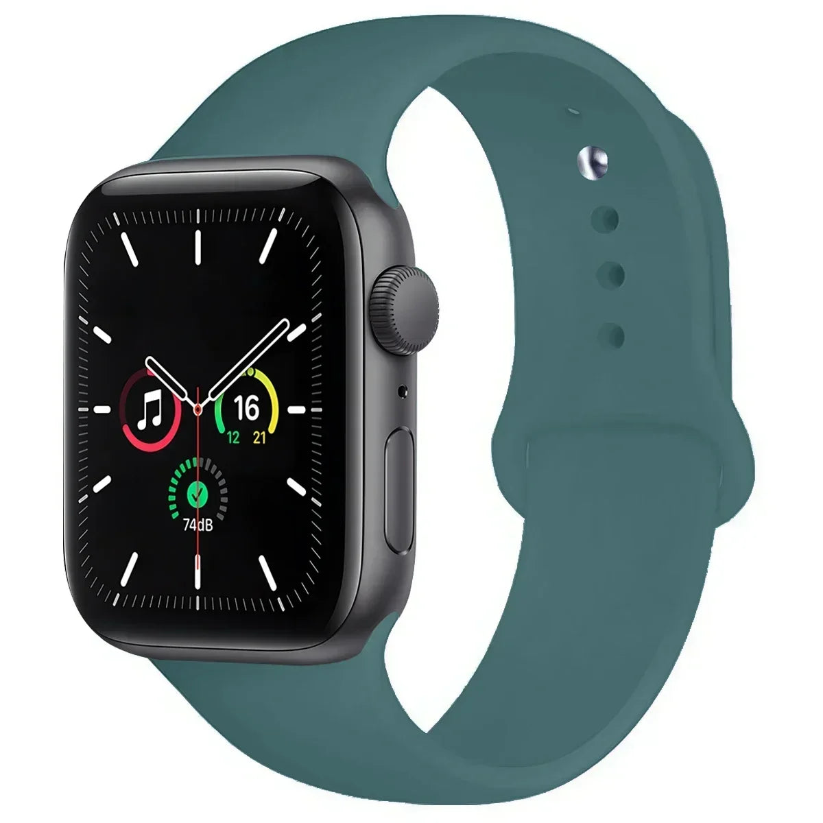 Silicone Sport Band for Apple Watch Series (42mm - 49mm)(available in 45 colours) Habicare