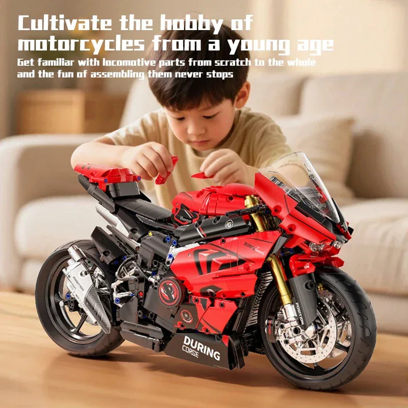 TOYLINX High-Tech 2024PCS Motorcycle Building Blocks - ShopHub