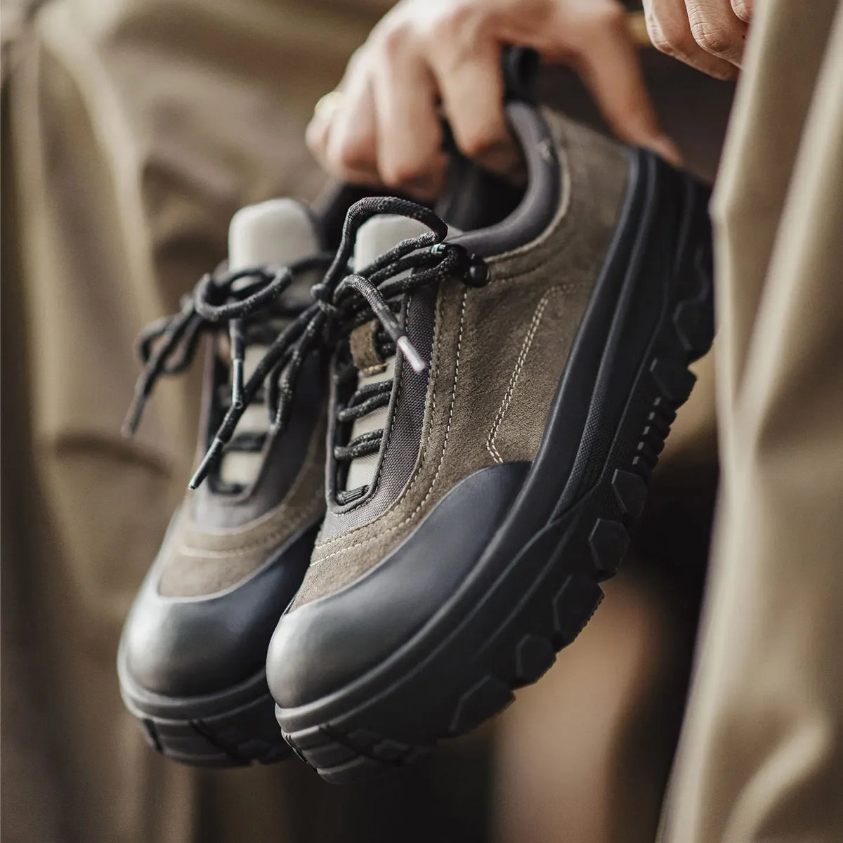 Retro Rise Men's Chunky-Sole Sneakers