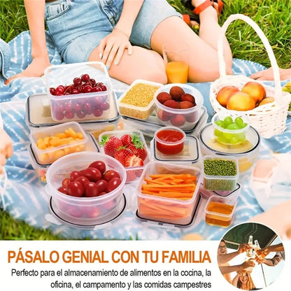 12-Piece BPA Free Food Storage Containers Set
