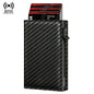 DIENQI Magnetic RFID Wallet – Carbon Fiber Design