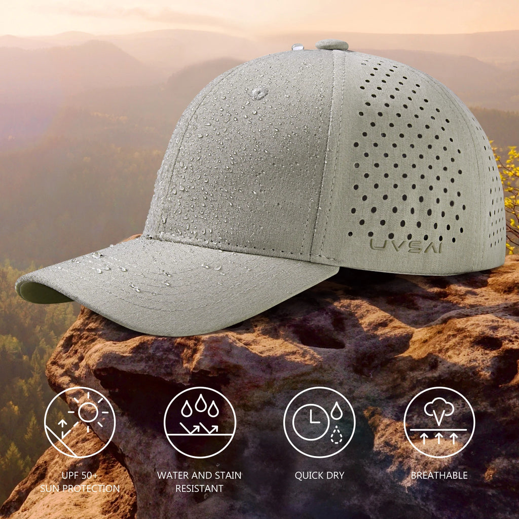 UPF 50+ Performance Water Resistant Baseball Cap