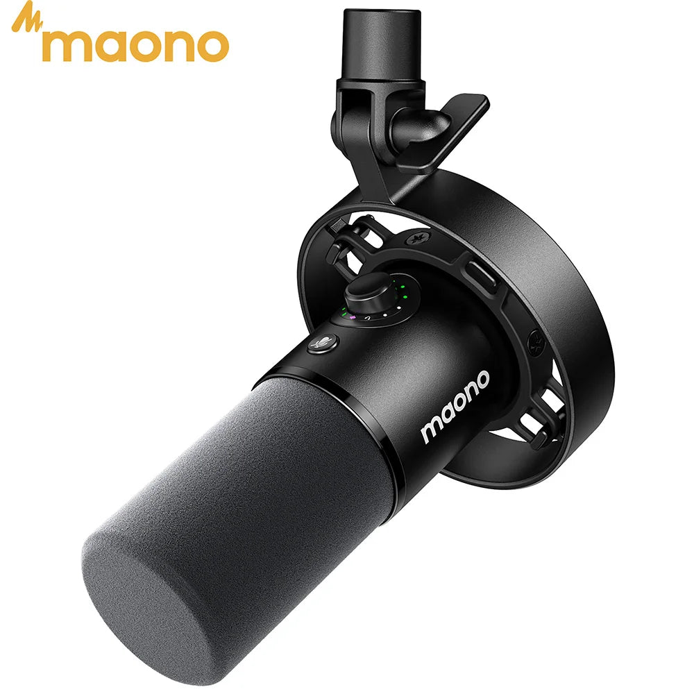 Maono PD300X Dynamic Microphone XLR USB Podcast Recording Mic