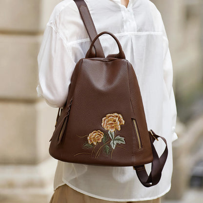 ZOOLER Handmade Cow Leather Backpack