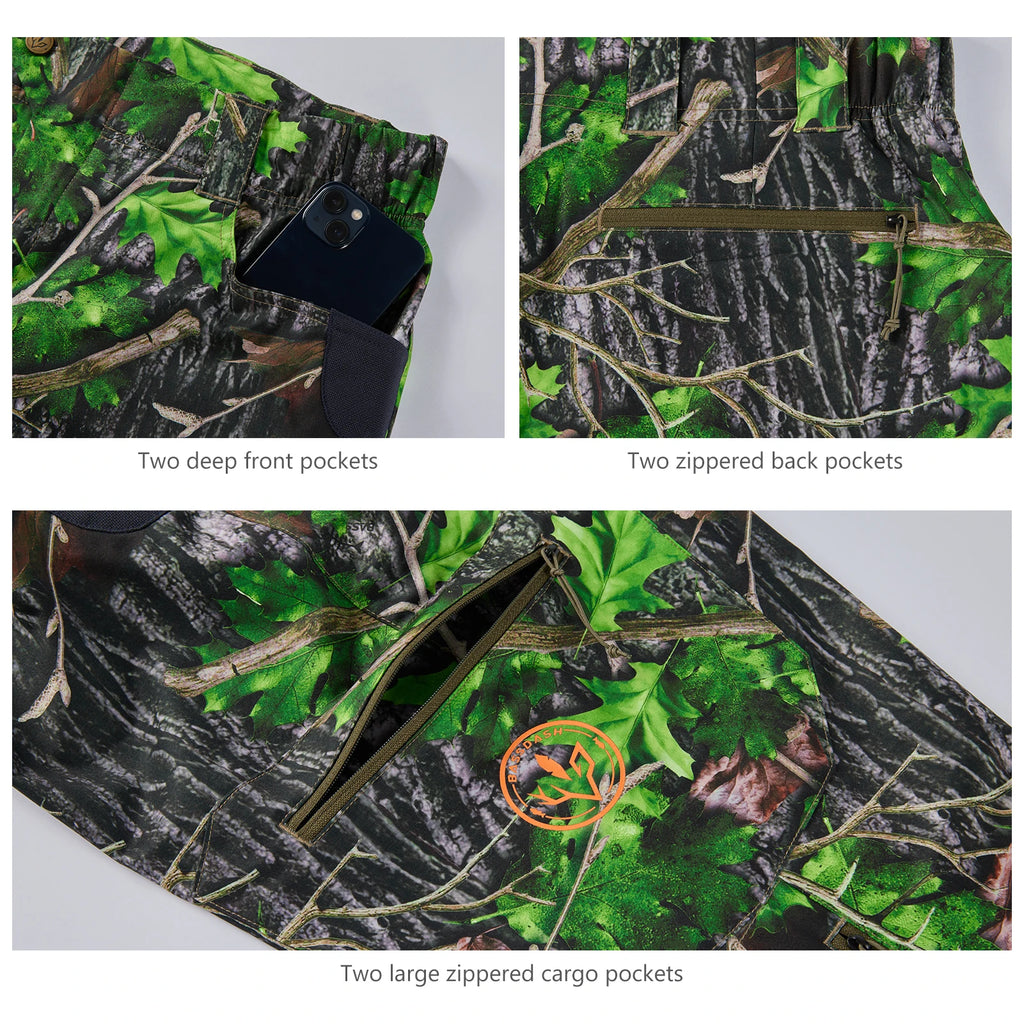 BASSDASH Men’s Lightweight Hunting & Fishing Pants