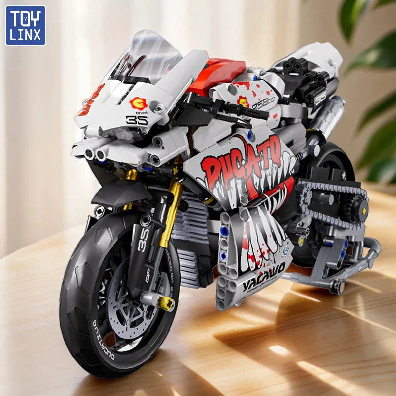 TOYLINX 883PCS Motorbike Building Model! - ShopHub