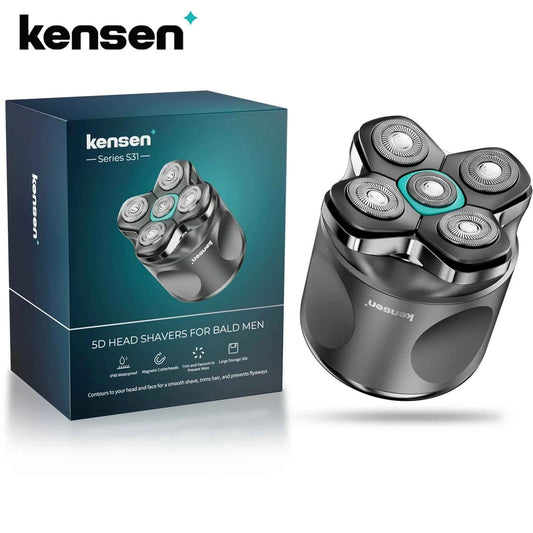 Kensen S31 Head Shaver for Bald Men 5D Magnetic Floating Head Razor