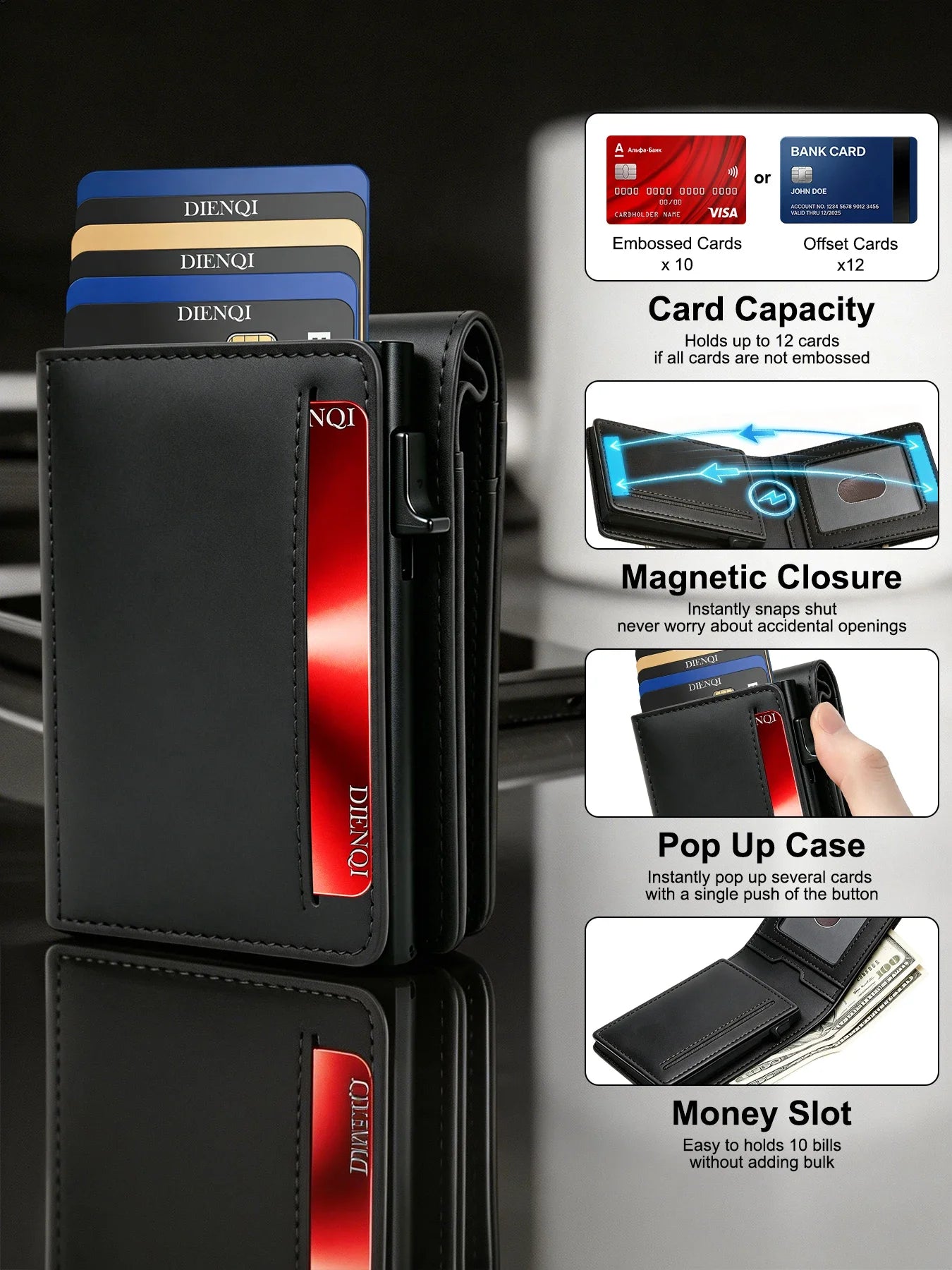 Luxury Men's RFID-blocking Wallets