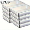8-Piece Stainless Steel Food Containers