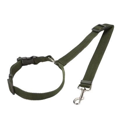 Vehcile Belt & Adjustable Nylon Leash for Dogs (7 colors available) Habicare