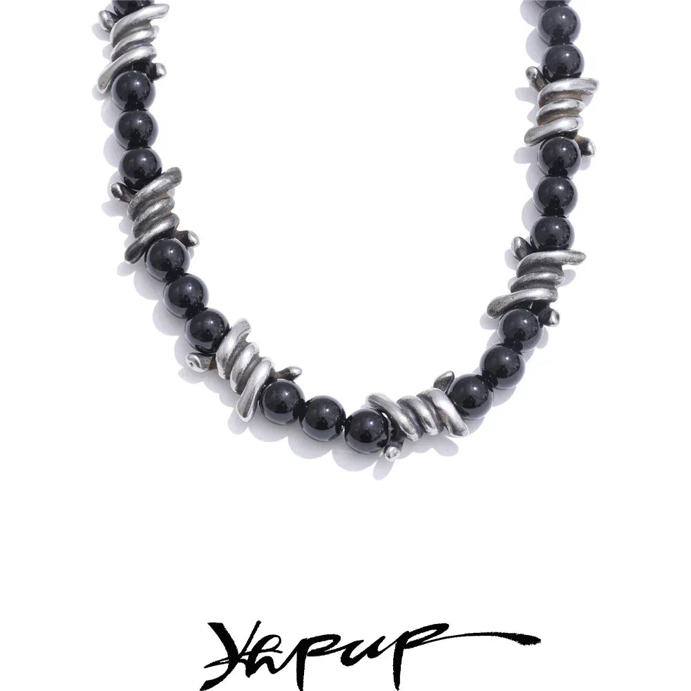 50cm Vintage Stainless Steel Chain Necklace - ShopHub