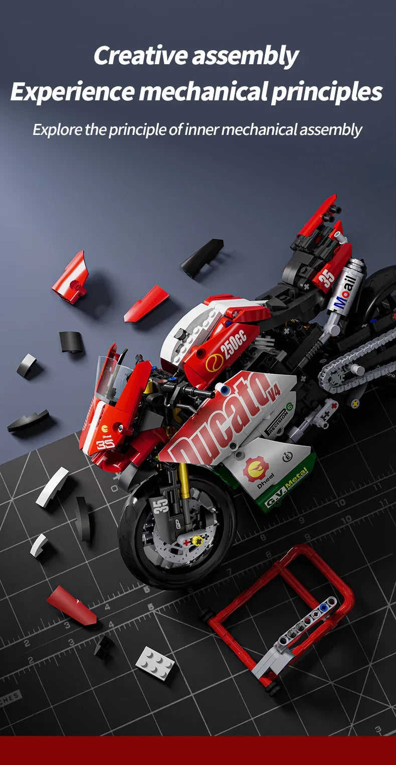 TOYLINX DIY Model Motorcycle Building Blocks Set! - ShopHub