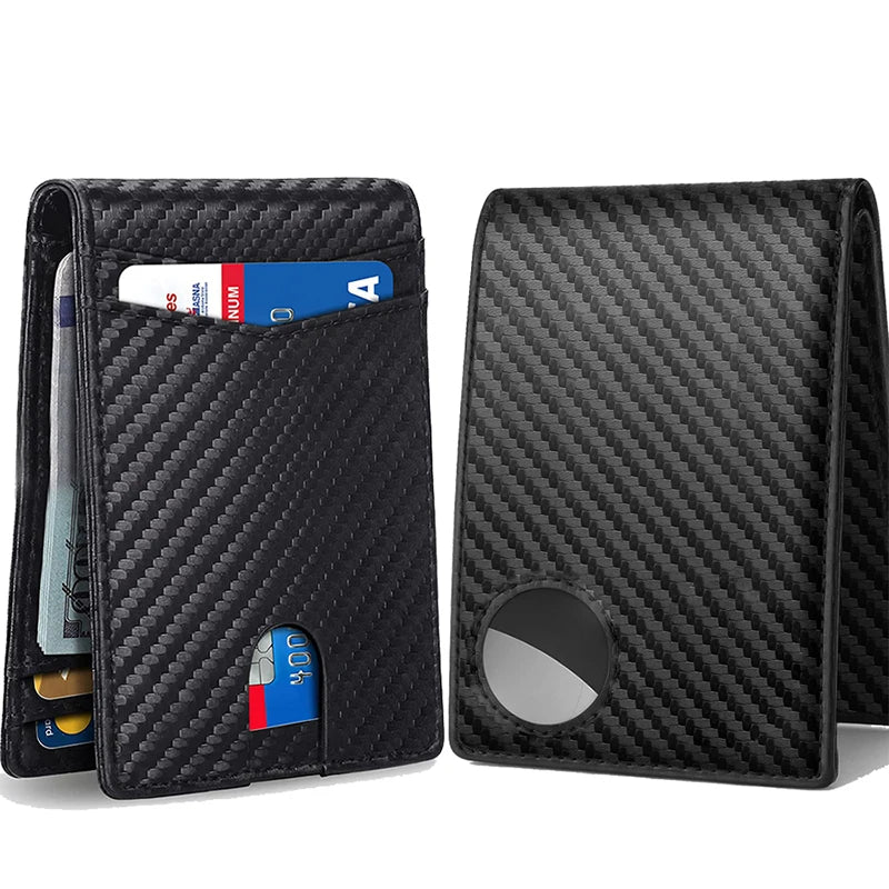 DIENQI Slim Carbon Fibre RFID Wallet