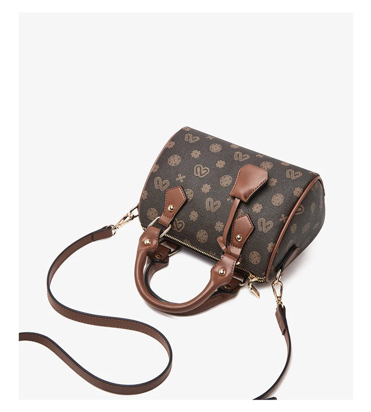 FOXER PVC Women's Vintage Boston Handbag