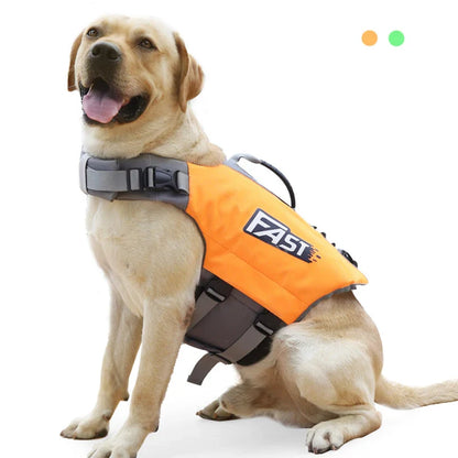 Reflective Dog Life Jacket – Adjustable Summer Swimming Vest Habicare