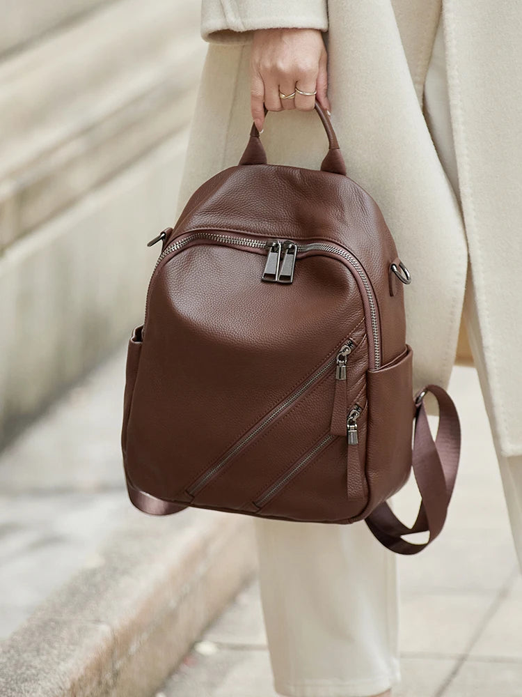 ZOOLER 2026 Limited &New Women Leather Backpack 100% Genuine Leather Backpack Fashion Travel Bag Girls Hot Business Need #SC2188