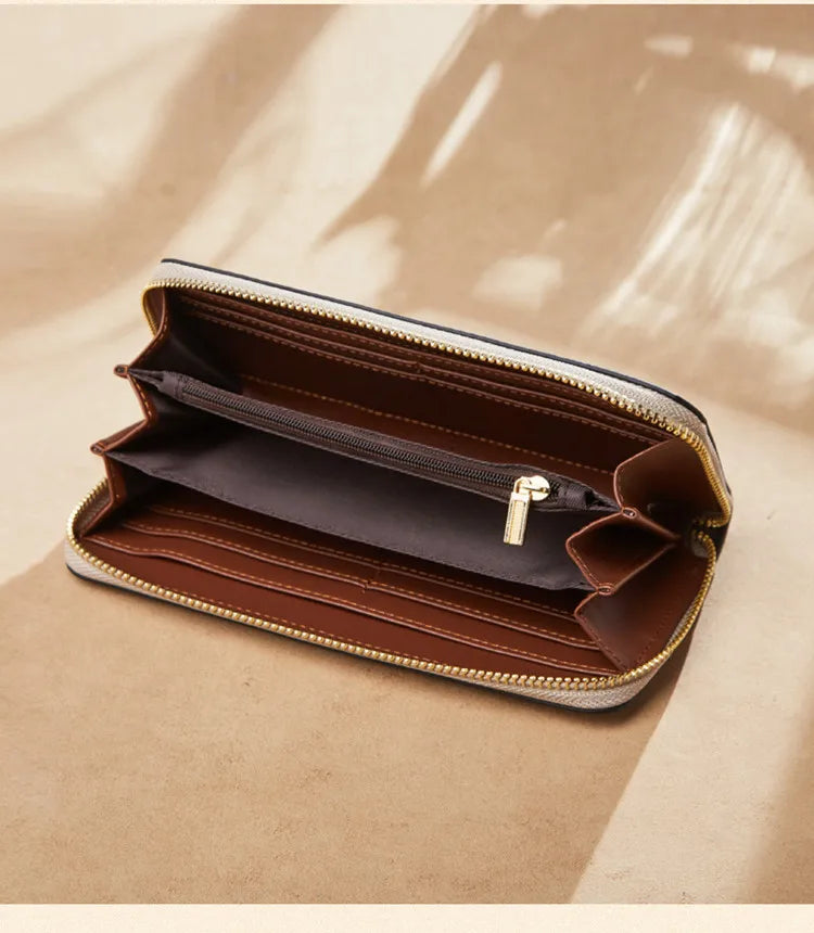 FOXER PVC Long Clutch Wallet
