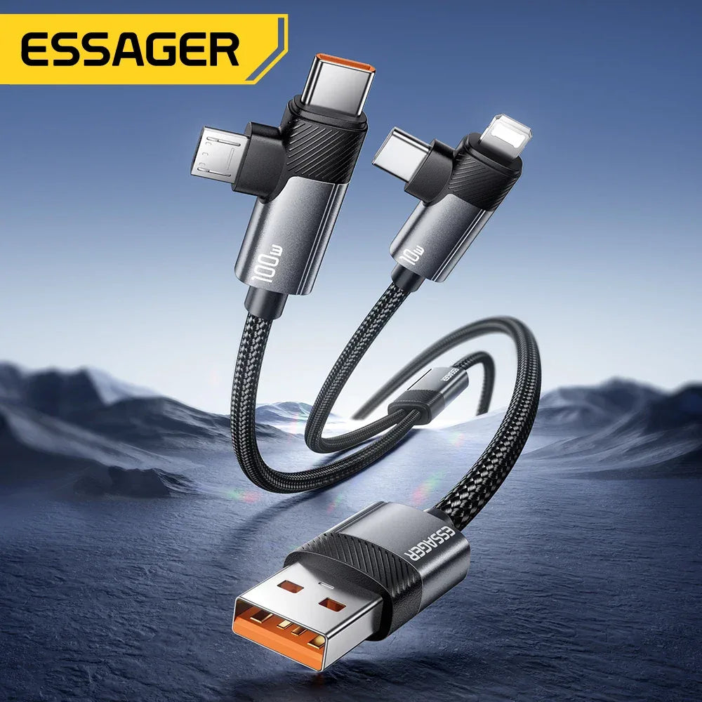 Essager 2-in-1 100W Fast Charging Cable - ShopHub