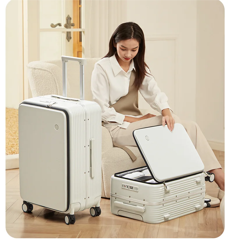 Mixi Aluminum Frame Rolling Luggage