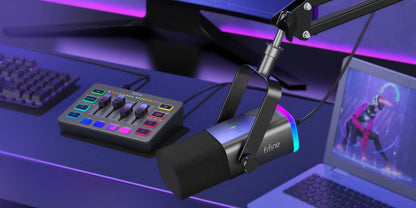 FIFINE Gaming Audio Set - Your Ultimate Companion for Streaming and Podcasting