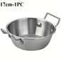 Stainless Steel Noodle Bowl with Handle - Ramen Soup Salad Bowl for Home, Camping, and Picnic