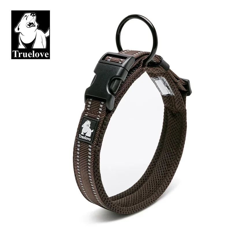 Truelove Adjustable Mesh Padded Dog Collar