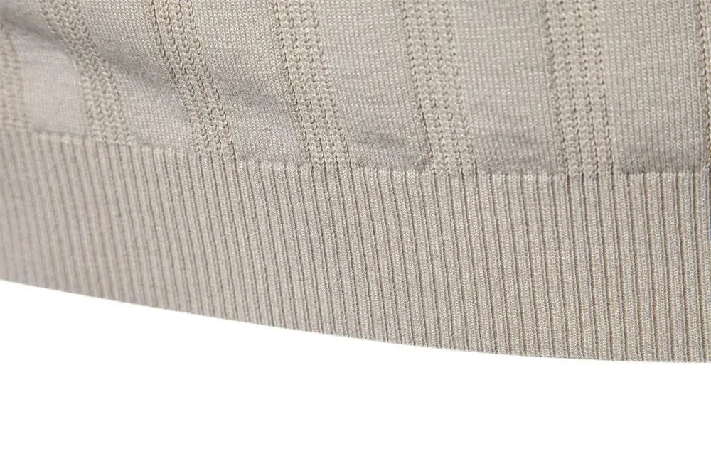 New Summer Ribbed Knit Polo Shirts - ShopHub