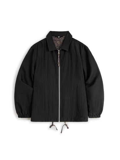MADEN Men's Linen Lyocell Blend Jacket Notch Lapel Lightweight Zip Front Refined Business Casual Elevated Workwear Summer Autumn