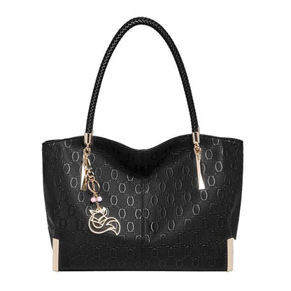 FOXER Elegant Split Leather Handbag