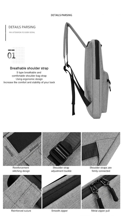 DIENQI Ultra-thin Laptop Backpack