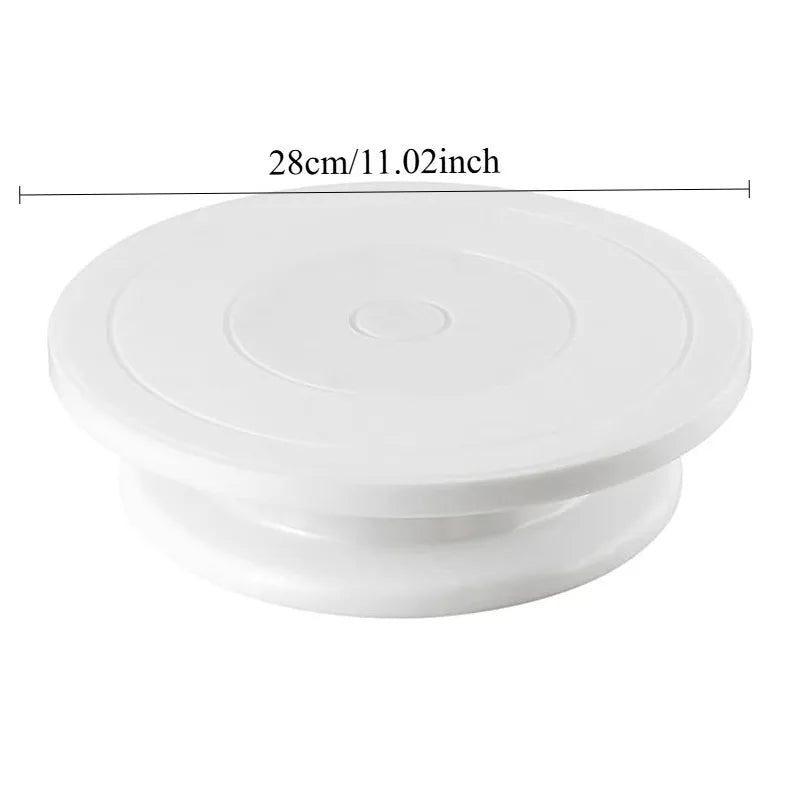 360° Rotating Cake Turntable for Smooth Cake Decorating, Ideal Baking Tool for Cupcakes and Pastries