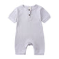 Kids Tales Little Everyday Ribbed Cotton-Blend Baby Romper
