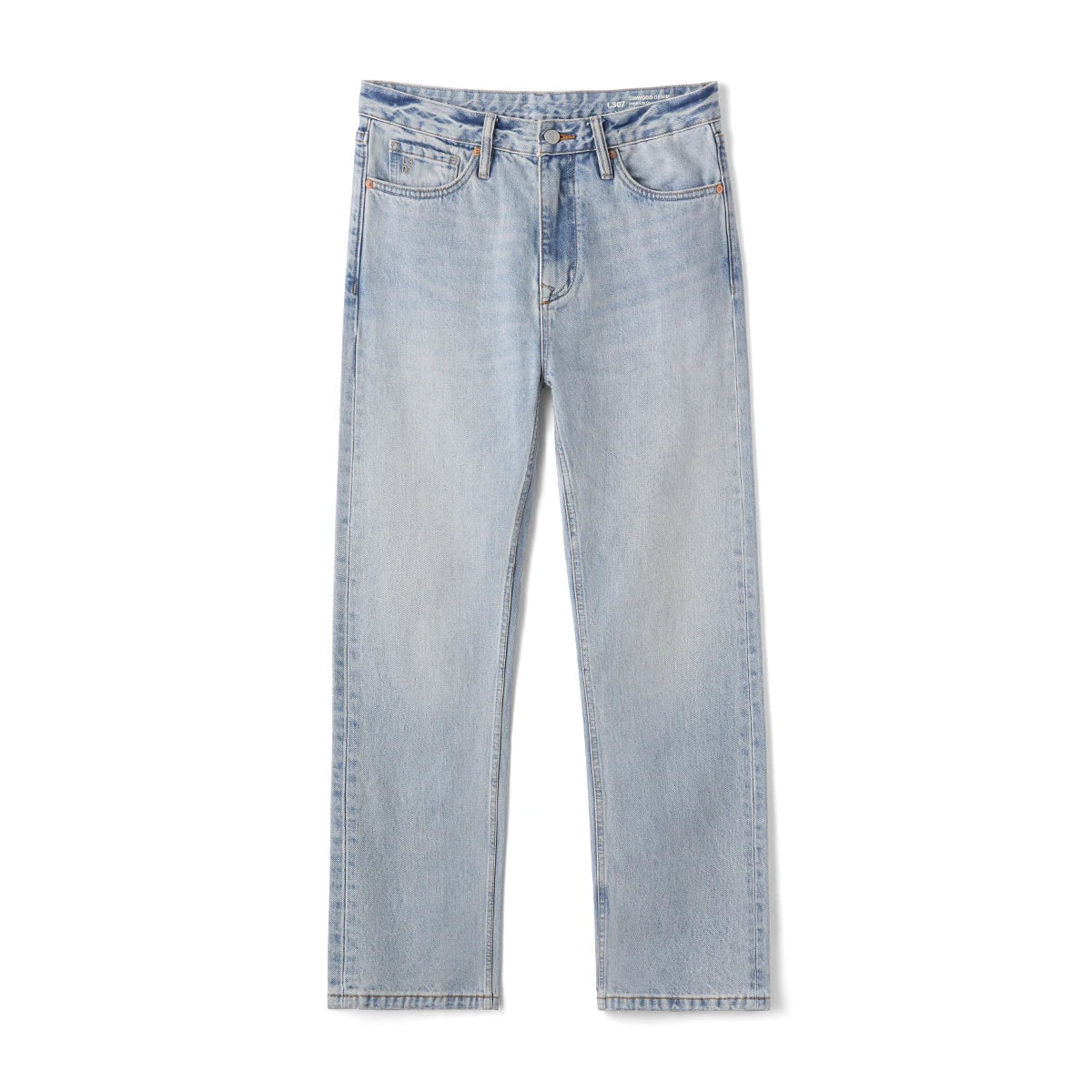 SIMWOOD 2026 Autumn New Loose Straight 13.5oz  100% Cotton Washed Vintage Jeans Men Plus Size Denim Trousers