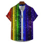 Men’s 3D Print Rainbow Shirt (10 different designs available) Habicare