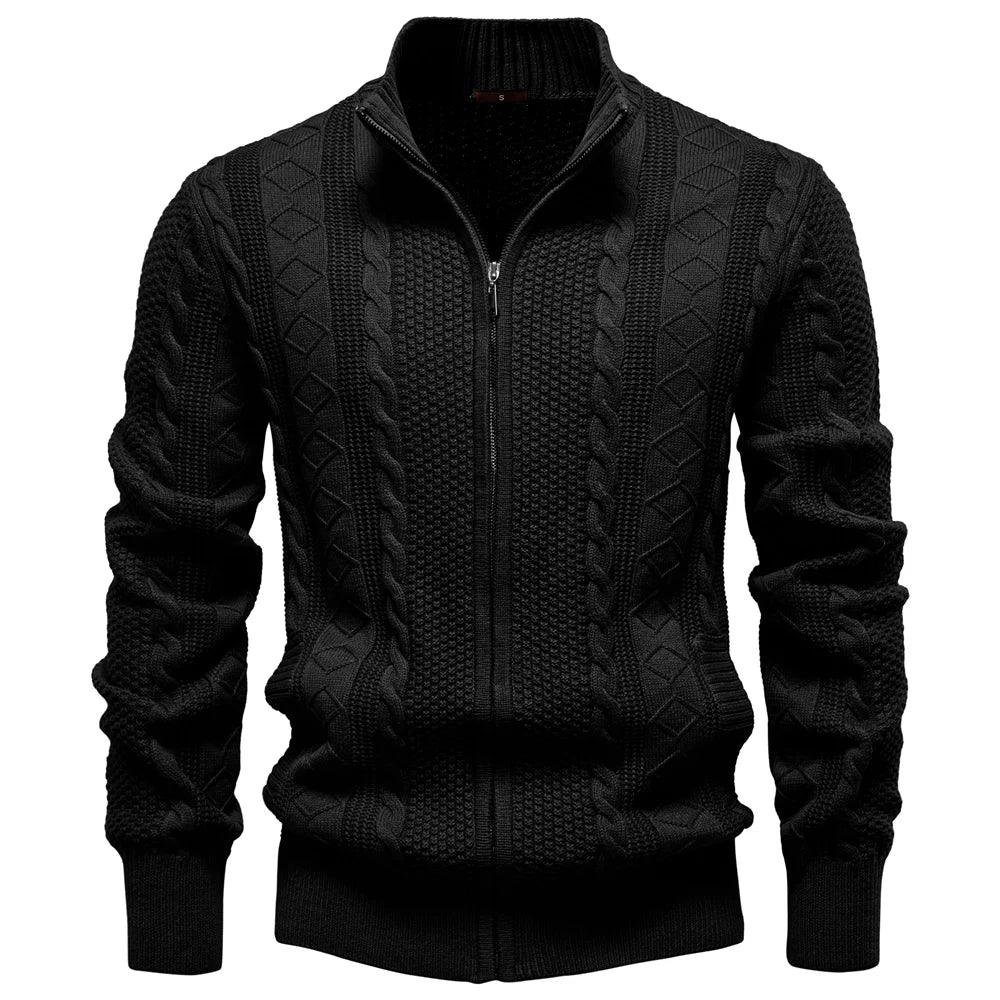 AIOPESON Classic Zip Up Jumpers - ShopHub