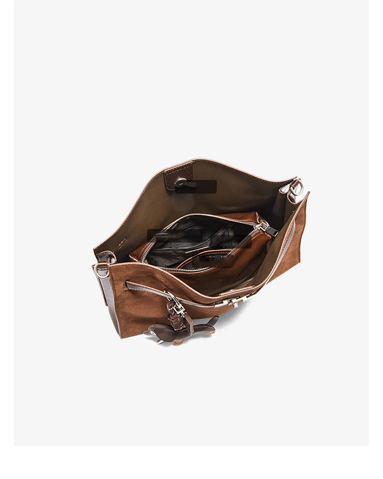 FOXER Women's Leather Shoulder Tote Bag