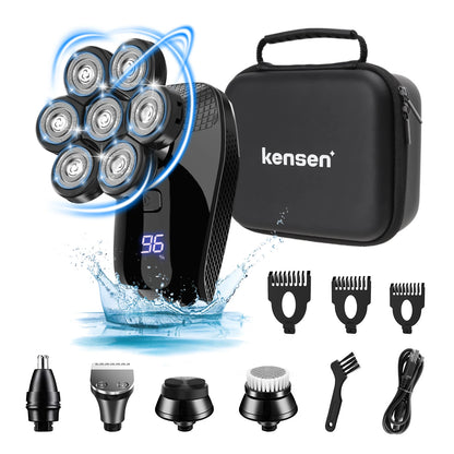 Kensen S8 Electric Head Shaver for Men 7D Floating Cutter