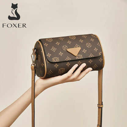 FOXER Women's Crossbody Cylindrical Bag