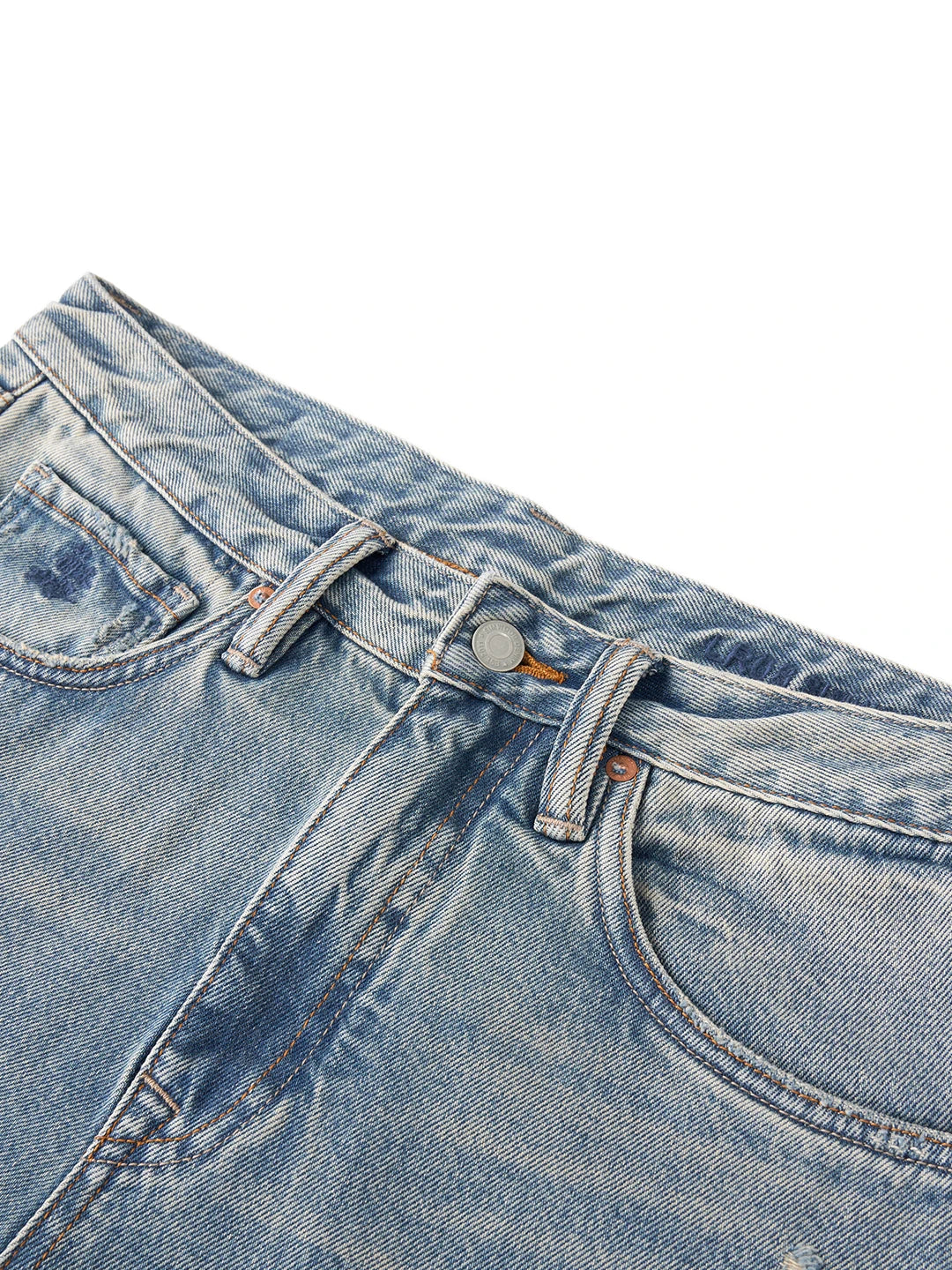 SIMWOOD High Standard 2026 Summer New Loose Relax 14oz Fabric Hole Ripped Jeans Men Vintage Streetwear Fashion Denim Pants