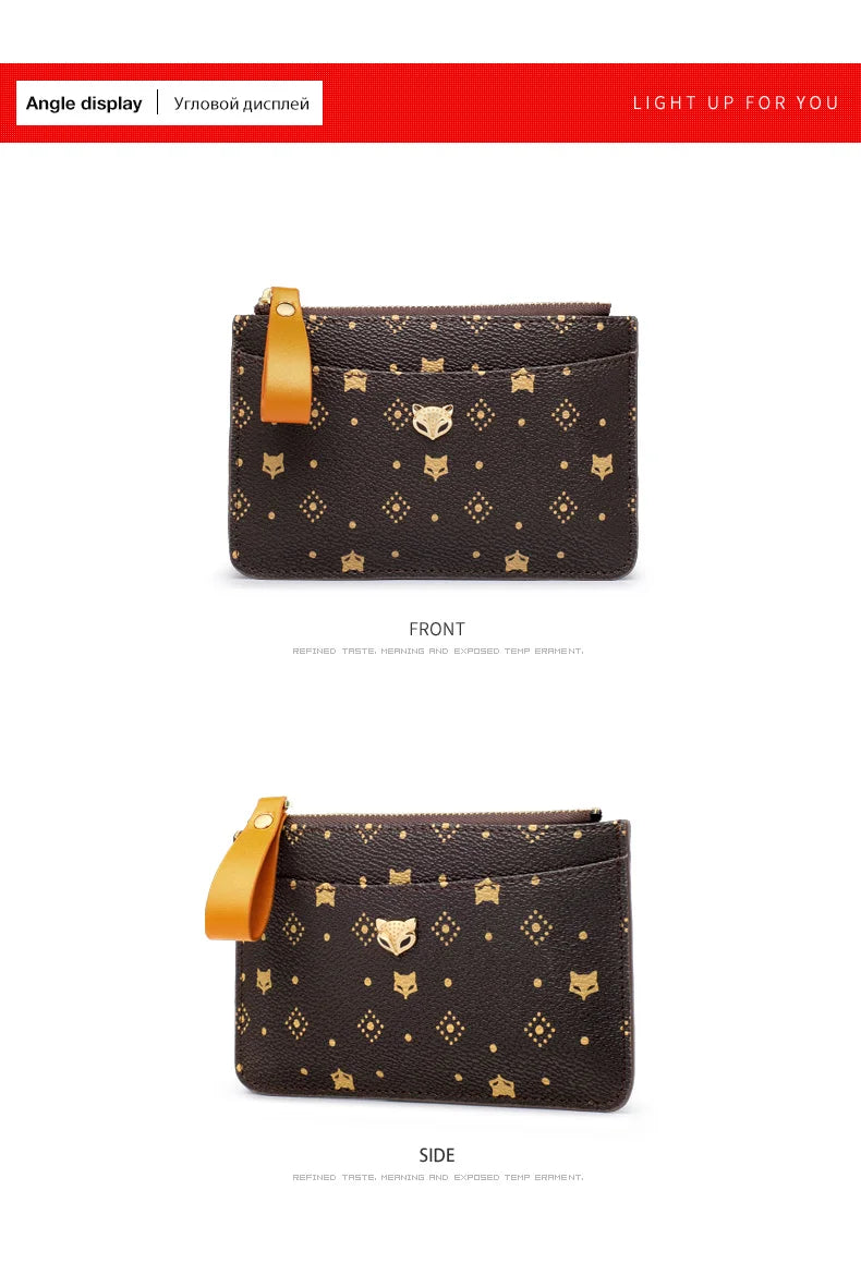 FOXER Mini Card Holder Wallet