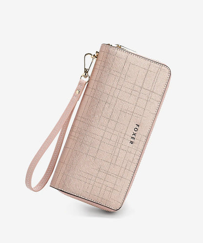 FOXER Split Leather Women's Long Wallet