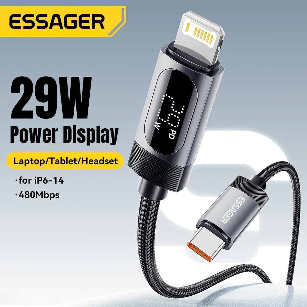 Essager Digital Display USB C Cable - ShopHub
